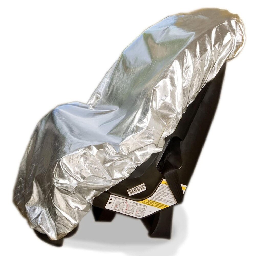 Infant Car Seat Cover - 1PC ユニバーサルキッズカーシートサンシェード、ベビー UV 保護断熱日焼け止め防塵シートカバー