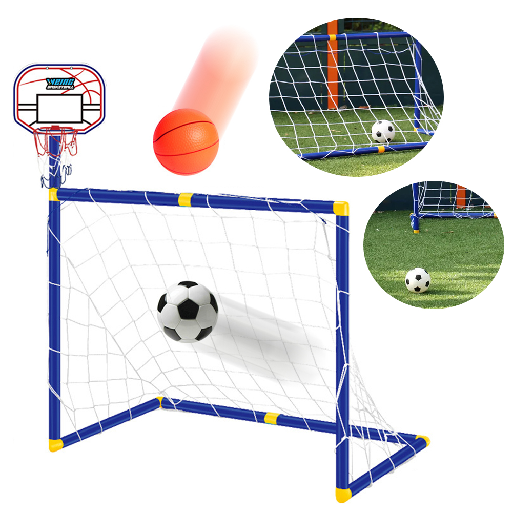 Toddler Learning Tower - 2-in-1サッカーゴール、取り外し可能な幼児用フットボールゴール、サッカードアゲートポストセット、フットボールゴール、楽しいゲームおもちゃ、男の子、女の子へのギフト