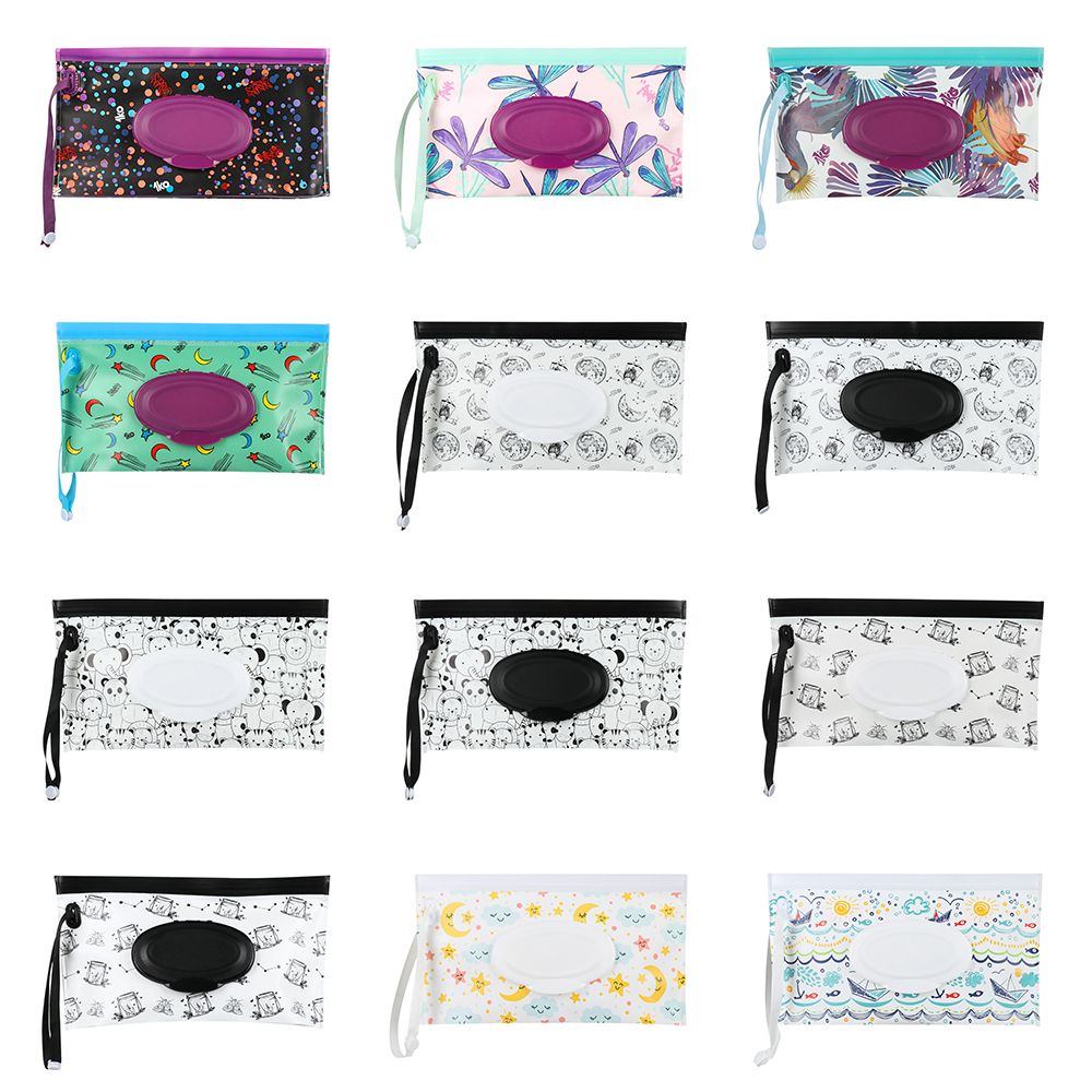 Baby Products Carry Bag - 屋外ベビー用品フリップカバー、ポータブルキャリングケース、ウェットワイプバッグ、化粧品ポーチ、ティッシュボックス、ベビーカーアクセサリー、便利