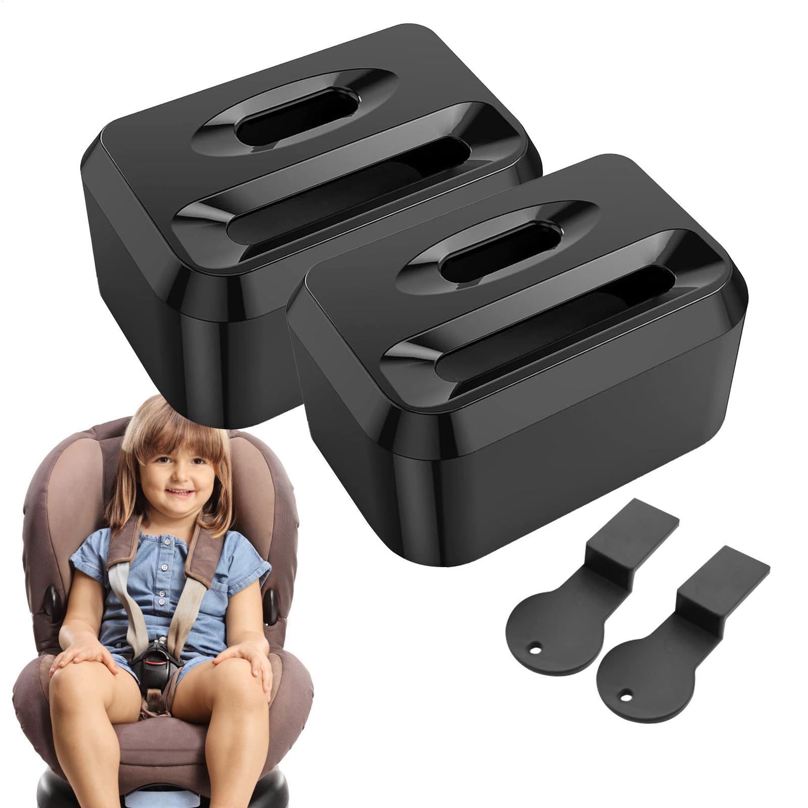 Infant Car Seat Cover - 子供用カーシートロッククリップ、脱ベルト防止ボタンストッパー、乗客の安全を確保、シートベルトバックル保護カバー