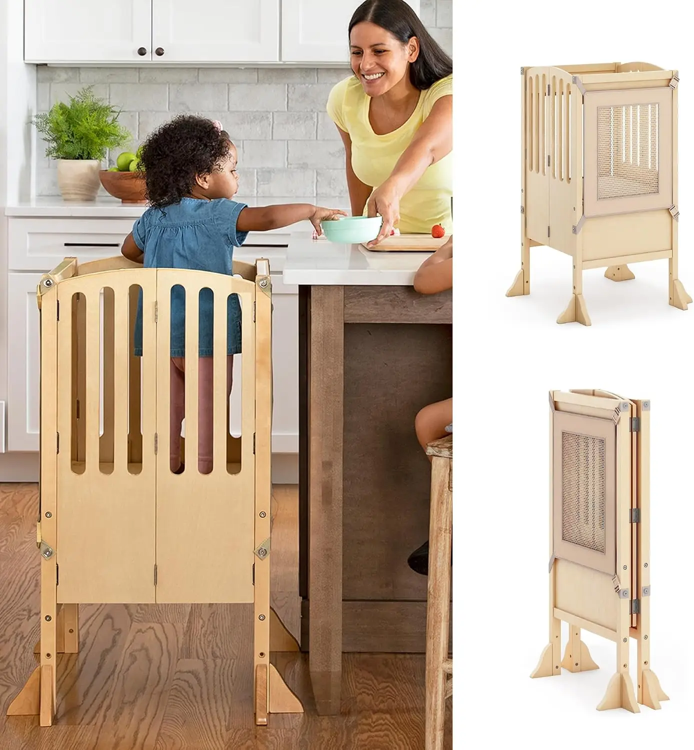 Toddler Learning Tower - キッチンヘルパー ® 幼児用タワーステップスツール - コンテンポラリー -