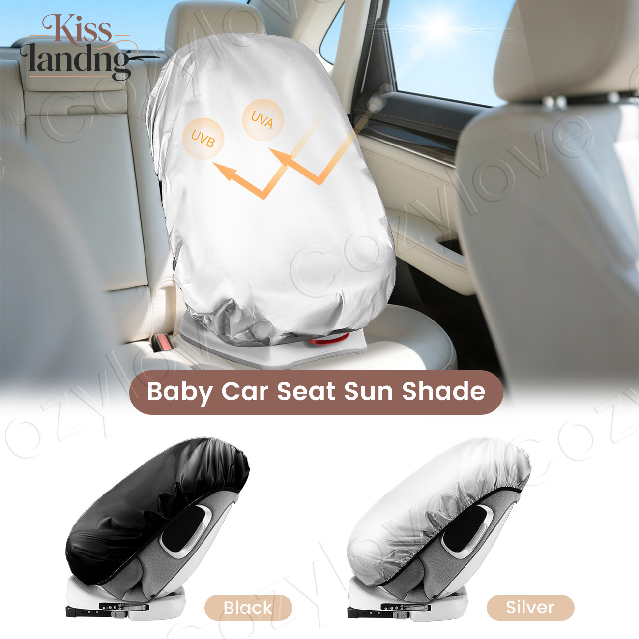 ユニバーサル幼児用カーシートサンシェード、紫外線をカバーし、 - Infant Car Seat Cover のレビューと価格