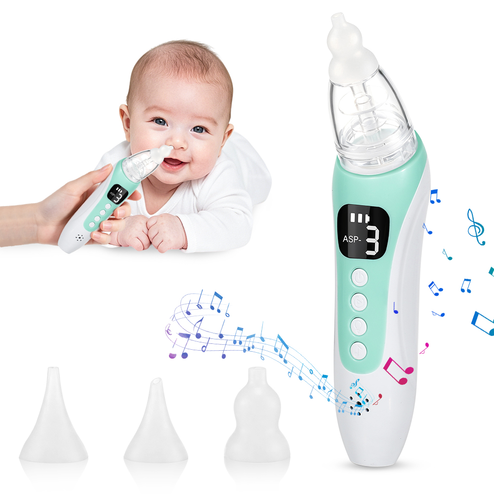 電動パターンベビー鼻吸い器充電式新生児鼻吸い器吸引により鼻づ - Baby Nose Cleaner のレビューと価格