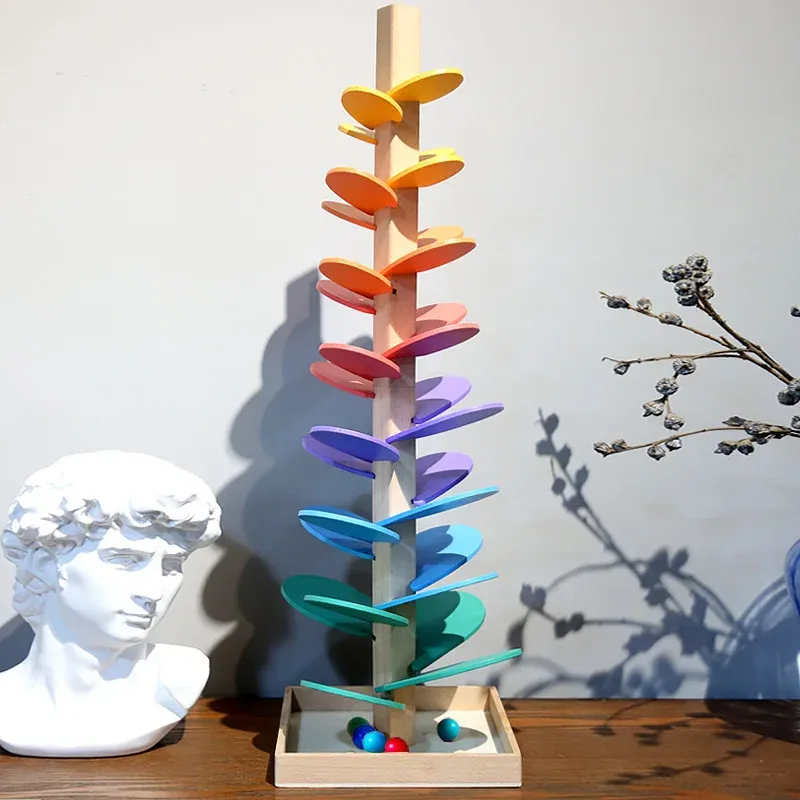 レインボーミュージックツリー スタッキングペタル 木製サウン - Toddler Learning Tower のレビューと価格