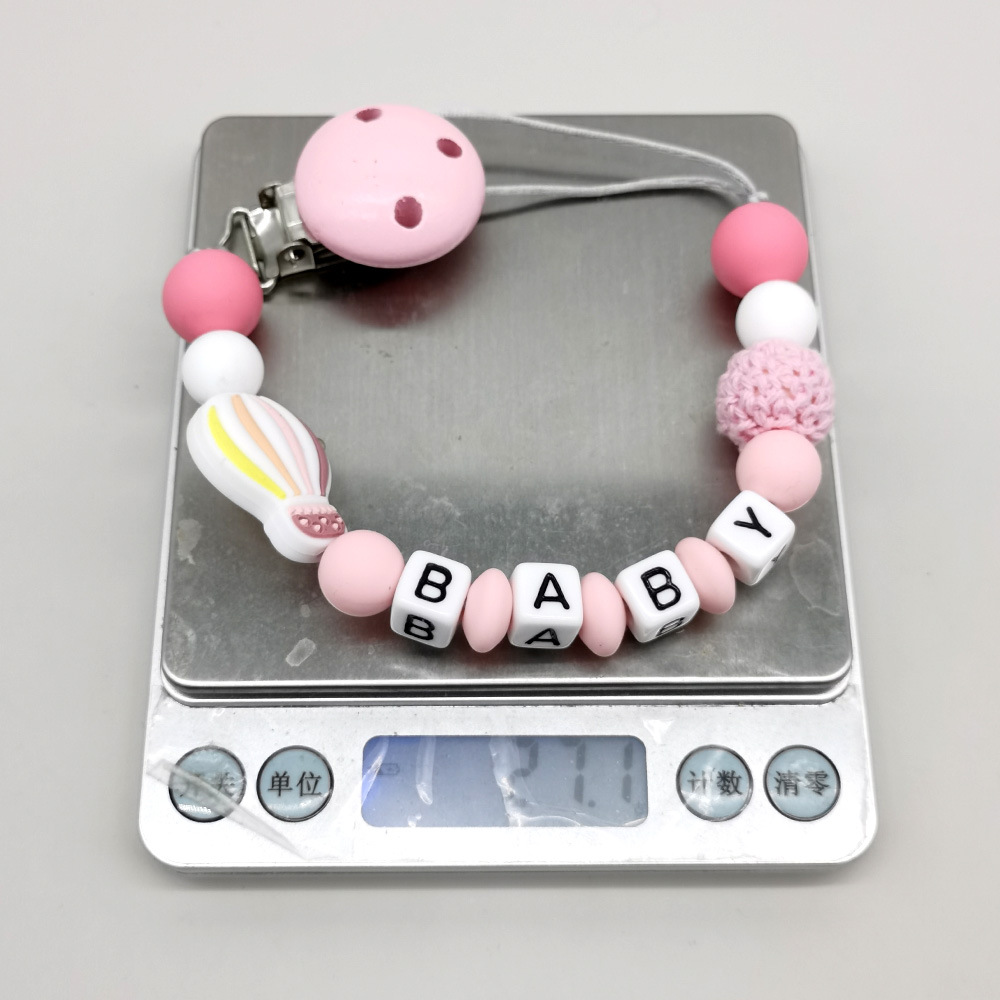 パーソナライズされた名前入り手作りおしゃぶりクリップホルダー - Baby Products Name のレビューと価格