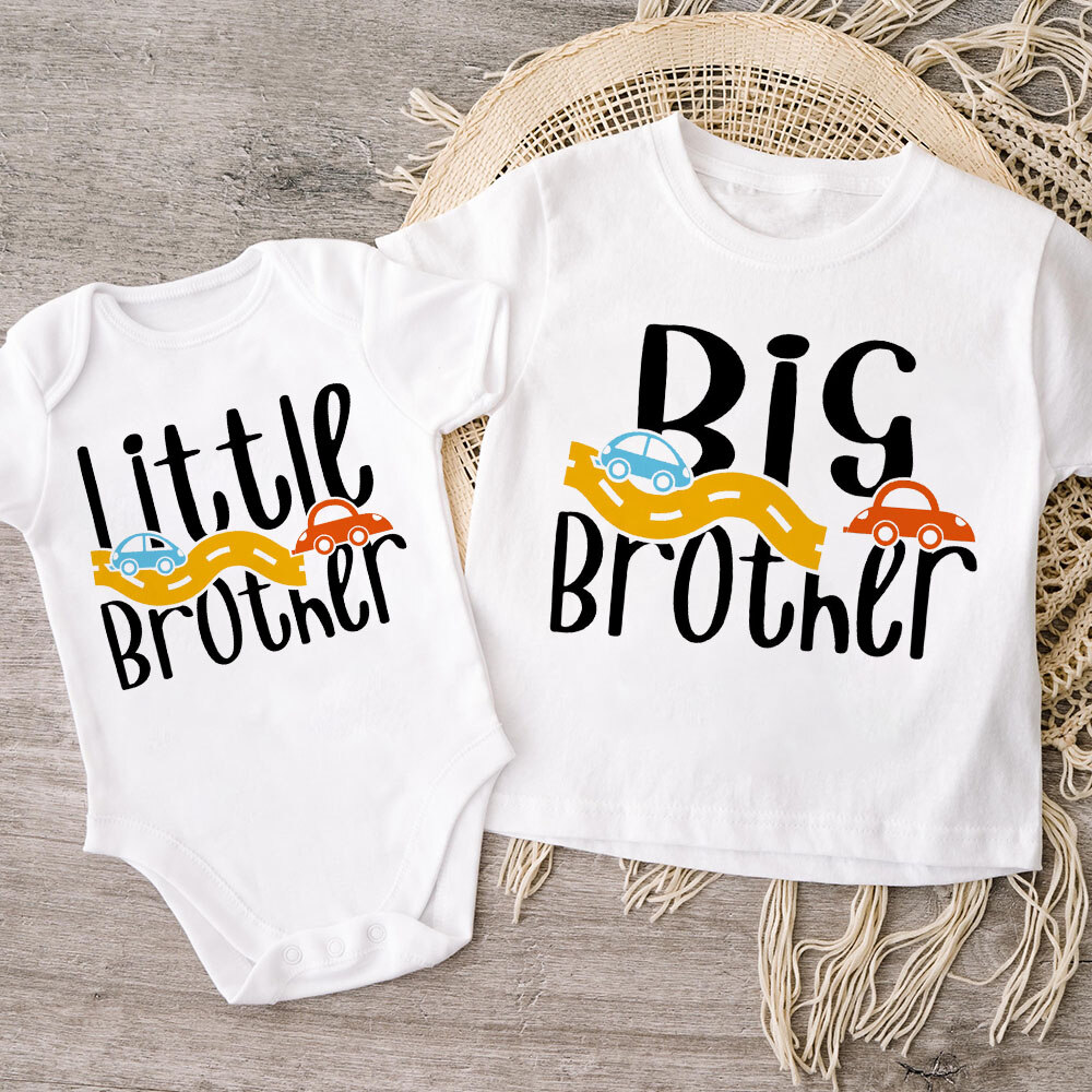 ブラザー-子供用半袖Tシャツ,赤ちゃん用ボディスーツ,ベビー - Baby Products Website のレビューと価格
