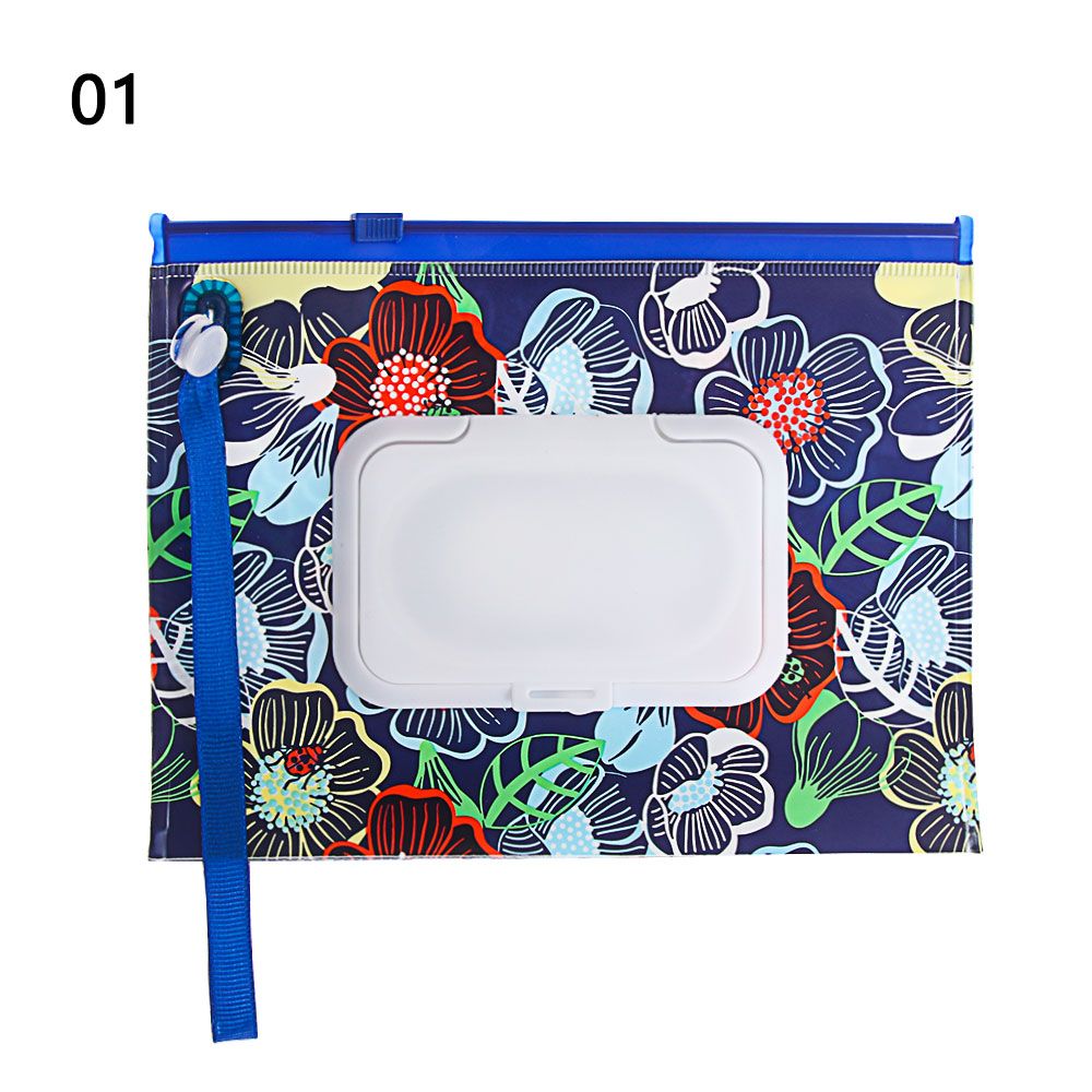 ポータブルフリップカバーウェットティッシュバッグ化粧ポーチス - Baby Products Carry Bag のレビューと価格