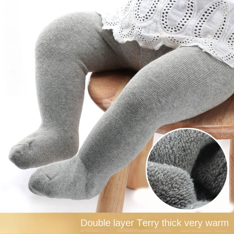 ベビータイツ冬秋無地ソフト綿厚く暖かい女の赤ちゃんタイツ新生 - Baby Products Website のレビューと価格