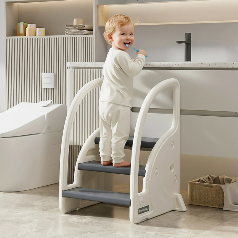‌ 調節可能な幼児用ステップスツール - 滑り止めバスルーム - Toddler Learning Tower のレビューと価格