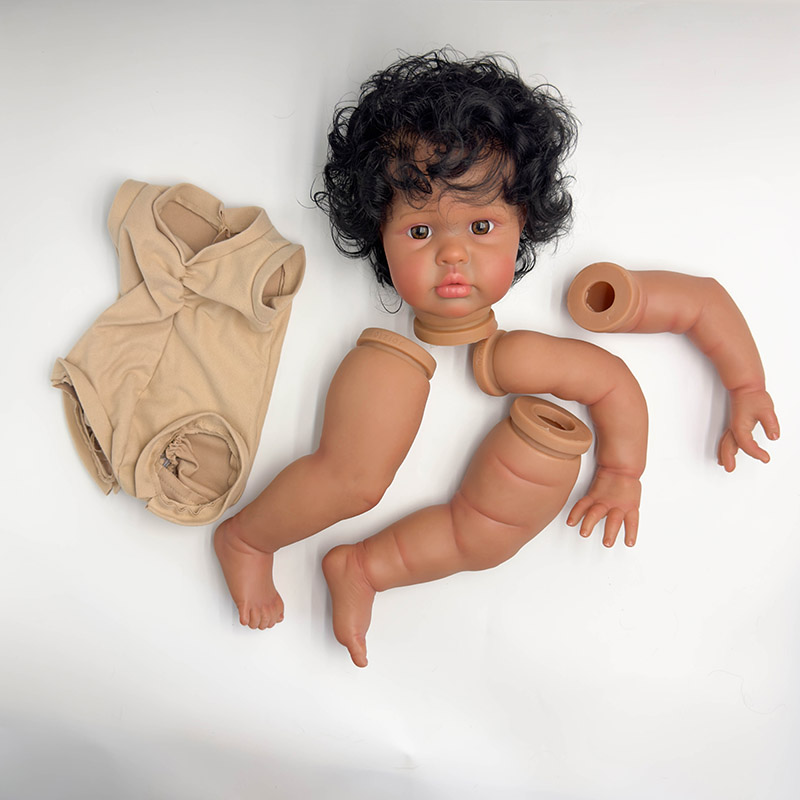 NPK 24インチ ハンドメイド ダークスキン 未完成 リボ - Baby Products For Curly Hair のレビューと価格