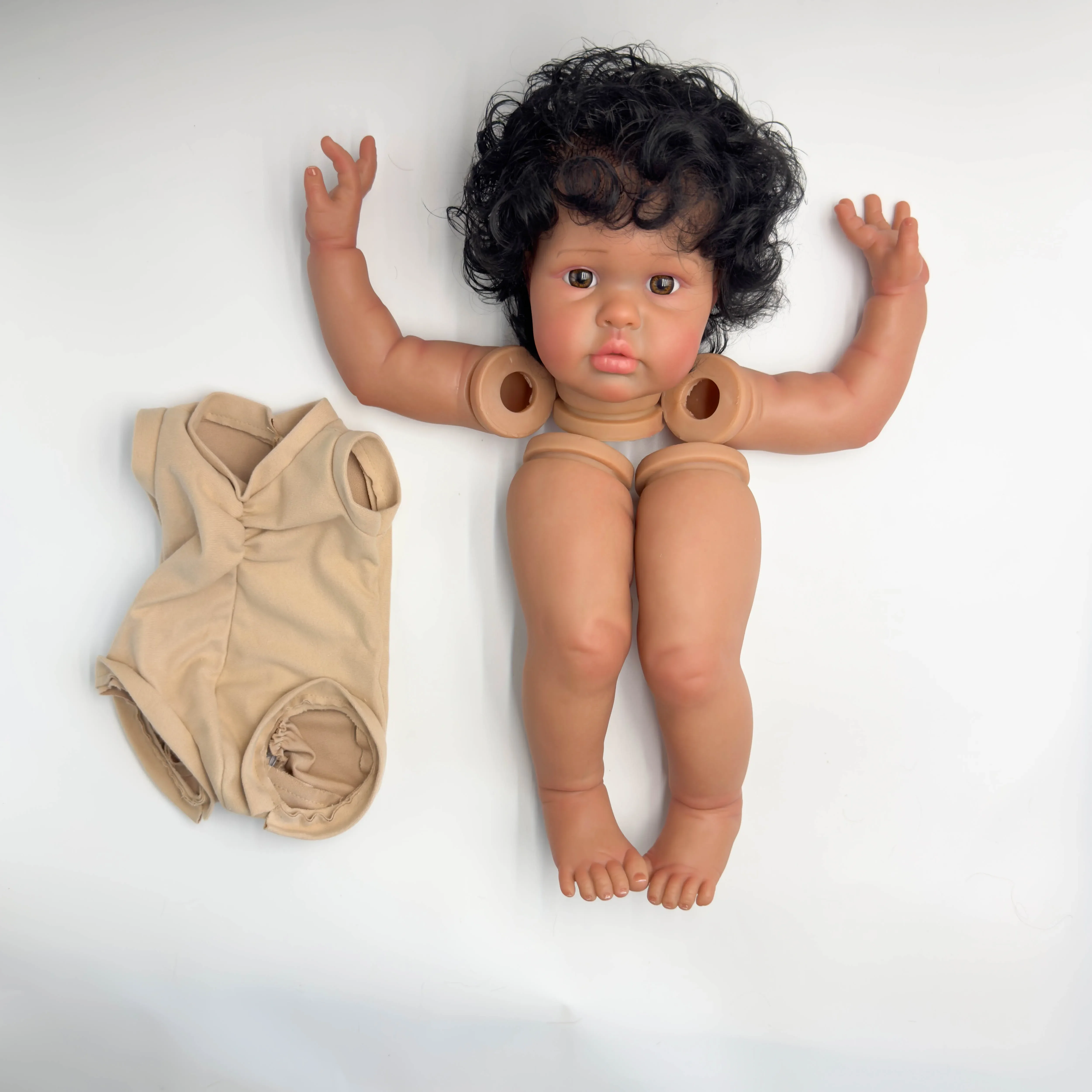 NPK 24インチ ハンドメイド ダークスキン 未完成 リボ - Baby Products For Curly Hair のレビューと価格