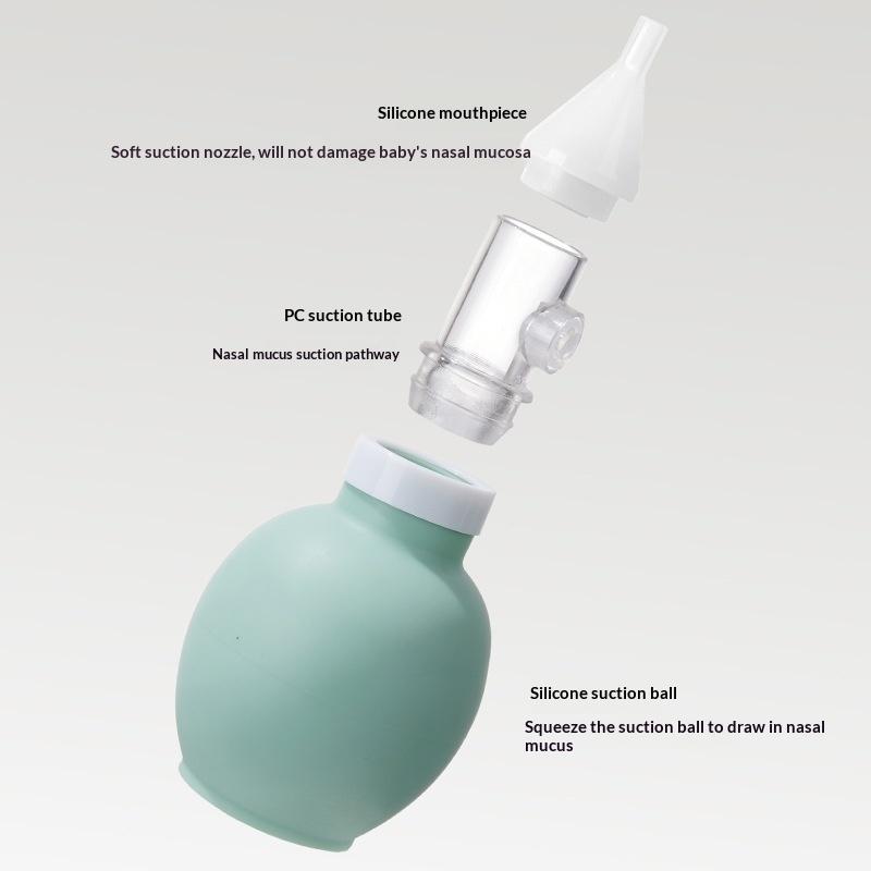 柔らかい鼻吸引器赤ちゃん用逆流防止鼻吸盤新生児真空鼻クリーナ - Baby Nose Cleaner のレビューと価格